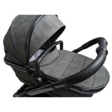 iCandy Peach Stroller and Carrycot - Phantom / Dark Grey Check