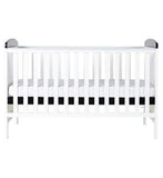 Ickle Bubba Coleby Style Cot Bed and Sprung Mattress - Mono Mountains