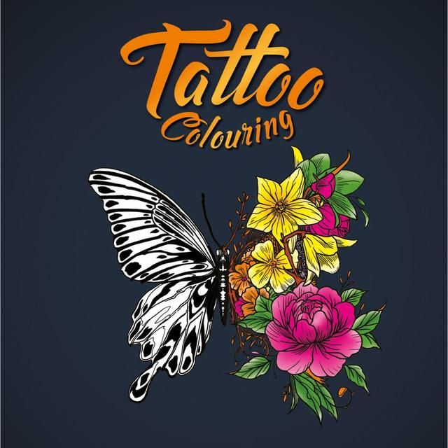 Igloobooks Trend Colouring - Tattoo Colouring