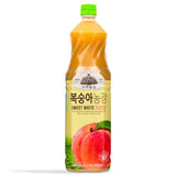 Woongjin Gaya Farm Süßer weißer Pfirsichsaft 1,5L