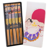 Tokyo Design Studio Essstäbchen-Set aus Holz, 5 Paar (Sumo)