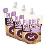 Shunnam Fertigdessert (Lila Klebreis mit Taro und Kokosmilch) (3 Stück) 順南即食糖水 香芋椰汁紫米露 (3包)