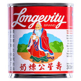 Gesüßte Kondensmilch der Marke Longevity 壽星公 煉奶