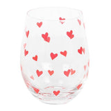 Something Different Heart Stemless Wine Glass