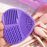 Luvyah Cosmetics Purple Silicone Make Up Brush Cleansing Pad
