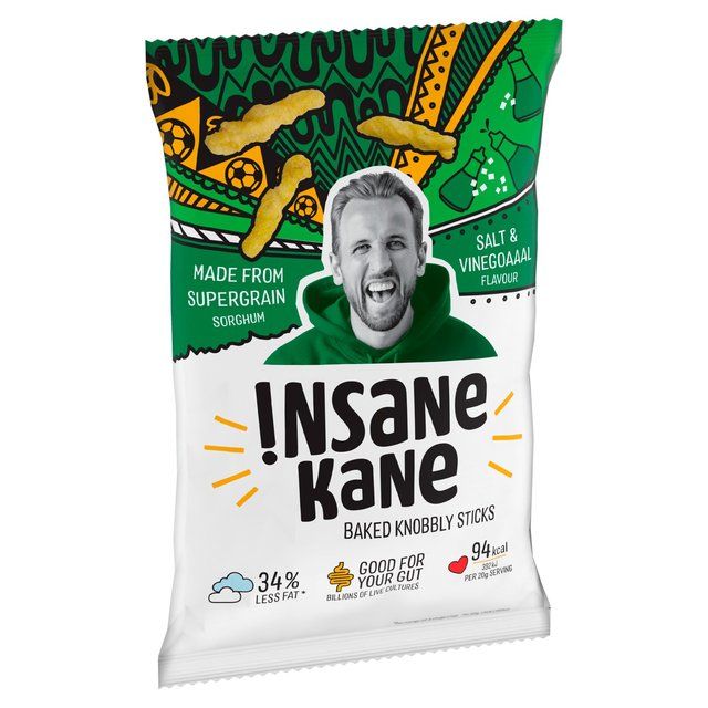 Insane Grain Salt & Vinegar - Baked Knobbly Sticks 80g