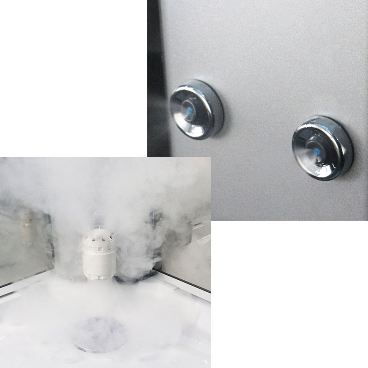 Insignia Diamond 900mm Quadrant Steam Shower in 2 Colours