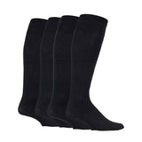 IOMI 2 Pairs of 80 Den Knee High Compression Socks 6-11 UK Black / 2EA