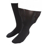 IOMI Extra Wide Soft Cotton Oedema Socks 6-8.5 UK Black / 1EA