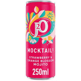 J2O Strawberry & Orange Blossom Mojito Mocktail 250ml