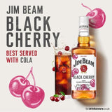 Jim Beam Black Cherry Kentucky Bourbon Whiskey 70cl