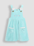 JOJO MAMAN BÉBÉ 2 Piece Mouse Velour Pinafore Dress & Top Set 18-24 months