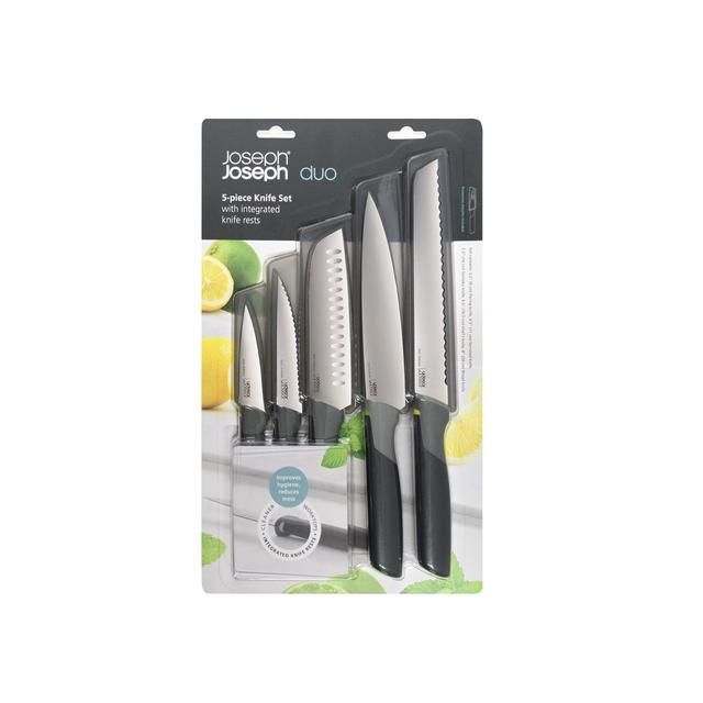 Joseph Joseph Duo 5pc Knife Set (Opal) 5 per pack