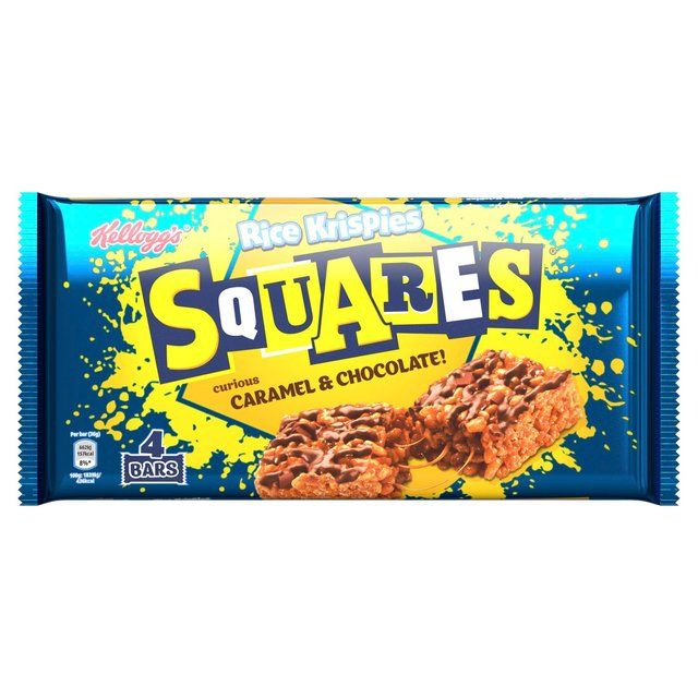 Kellogg's Chocolate Caramel Krispie Squares 4 x 36g