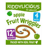 Kiddylicious Apple Wriggles Baby Snacks Multi 4 x 12g