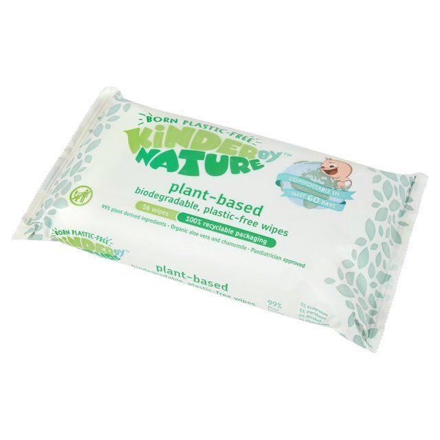 Kinder by Nature Plant-Based Wipes 56 per pack