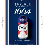Kronenbourg 1664 Lager Beer Cans 4 x 440ml
