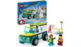 LEGO City Emergency Ambulance and Snowboarder Toys 60403