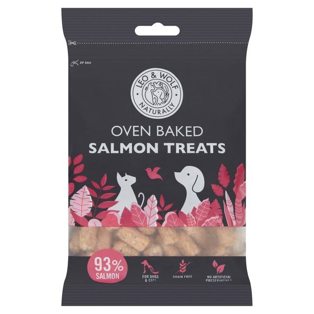 Leo & Wolf Oven Baked Salmon Treats for Cats and Dogs 100g
