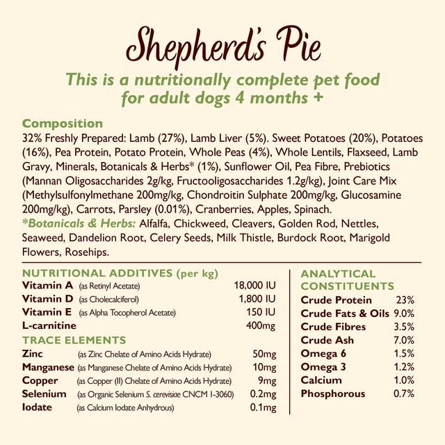 Lily's Kitchen Dog Lamb Shepherd's Pie Adult Dry Food 1kg