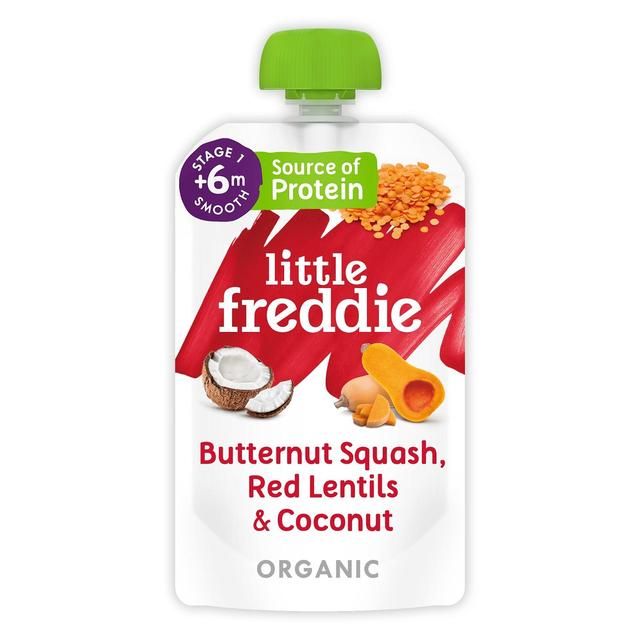 Little Freddie Butternut Squash Lentils & Coconut Organic Pouch 6 mths+ 120g