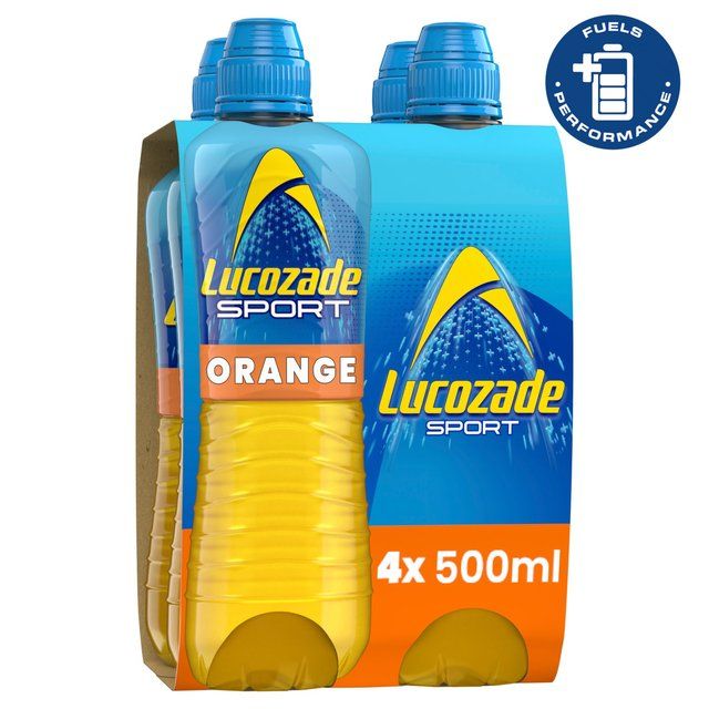 Lucozade Sport Drink Orange 4 x 500ml