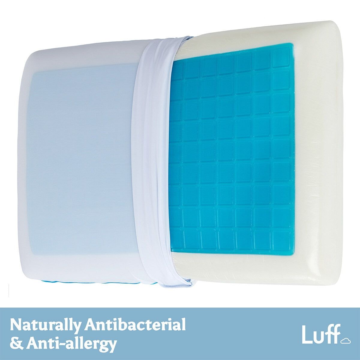 Luff Mayfair Cooling Gel Memory Foam Pillow