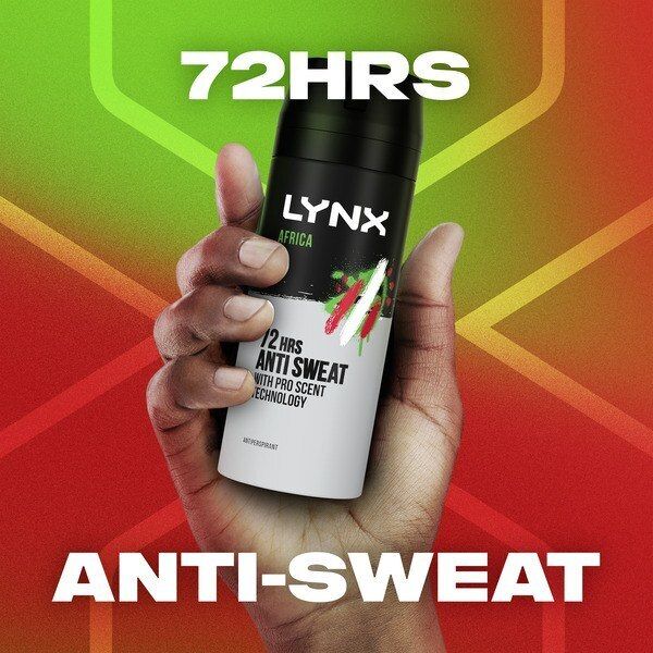 Lynx 72-Hour Antiperspirant Deodorant Spray Africa 150ml