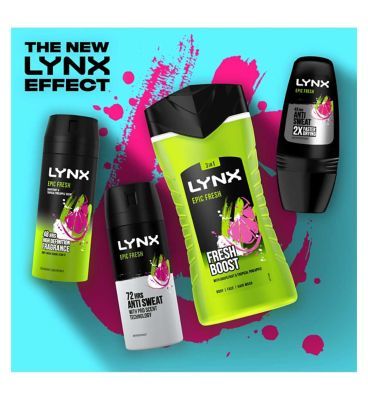 Lynx Epic Fresh Grapefruit & Tropical Pineapple Scent Antiperspirant Deodorant Spray 150ml