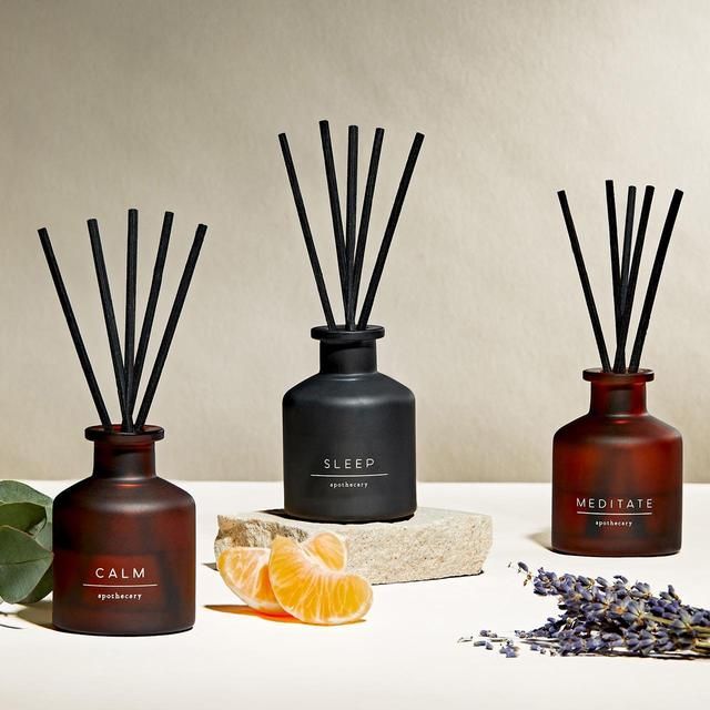 M&S Apothecary Set of 3 Mini Diffusers Gift Set One Size Amber