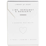 M&S Lime Bergamot & Mandarin Wax Melts White 6 Pack 6 per pack