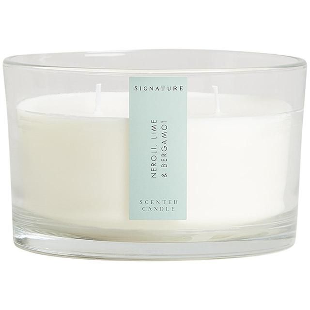 M&S Signature Neroli Lime & Bergamot 3 Wick Candle