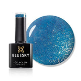 Bluesky Gel-Nagellack – Elektrisches Glitzerblau