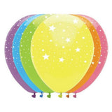 Kreative Party-Latex-Sternenballons (6er-Pack)