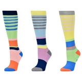 Dublin Kids Colour Block High Riding Socks (3er-Pack)