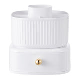 Livingandhome Swivel Makeup Organizer with Drawer