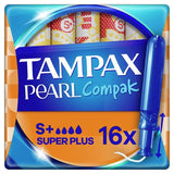 Tampax Pearl Compak Super Plus Tampons mit Applikator (16 Stück)