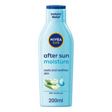 NIVEA SUN After Sun Feuchtigkeitsspendende und beruhigende Lotion, 200 ml