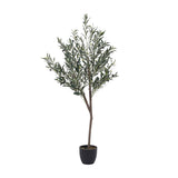 Künstlicher Olivenbaum von Livingandhome, dekorative Pflanze, 155 cm