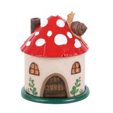 Something Different Resin Mushroom House Incense Cone Holder
