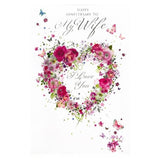 Simon Elvin Glückwunschkarte zum Jahrestag für meine Frau (6er-Pack)