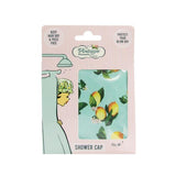 The Vintage Cosmetic Company Retro Lemon Print Shower Cap