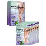 BB® 5 Paar Luxus-Fußpeeling-Maskensocken – Peelt, entfernt und macht die Haut weich