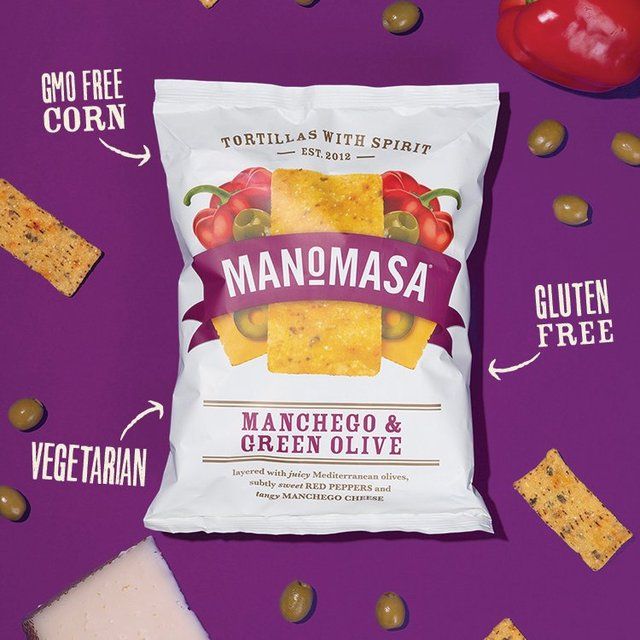 Manomasa Manchego & Green Olive 140g