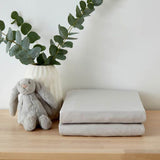Martex Baby Twin Pack Fitted Sheet Moses Grey