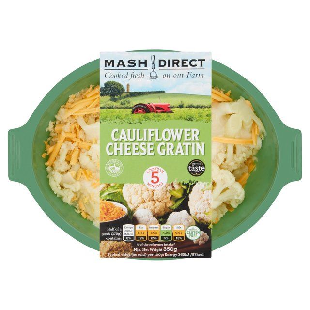 Mash Direct Cauliflower Cheese Gratin 350g