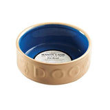 Mason Cash Lettered Cane & Blue Dog Bowl 18cm