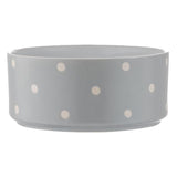Mason Cash Polka Dot Grey Pet Bowl