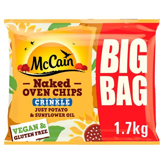 McCain Naked Oven Chips Crinkle Cut 1.7kg