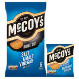 McCoy's Salt & Malt Vinegar Multipack Crisps 6 per pack